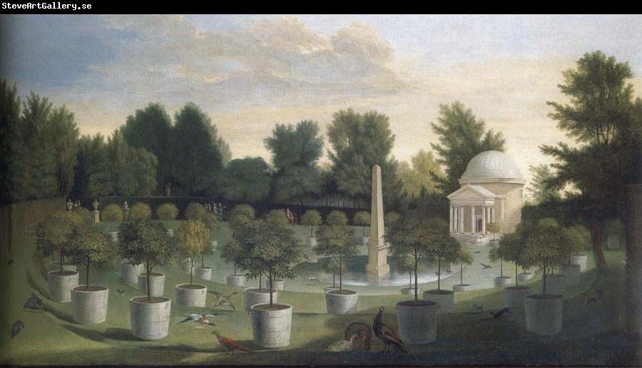 Peter Andreas Rysbrack View of thte Orange Tree Garden